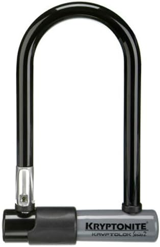 Kryptonite Kryptolok Series 2 Mini-7 Heavy Duty Bicycle U Lock Bike Lock, 3.25 x 7-Inch