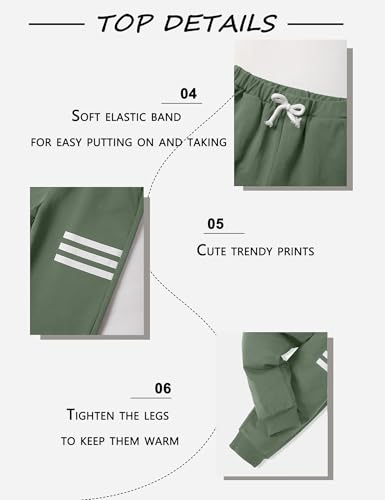 Image of Toddler Boy Clothes Long Sleeve Hoodie Sweatsuits Tops and Pants 2Pcs Boys Fall Winter Outfits Set