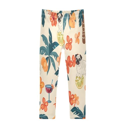 Toddler Girls Leggings Printed Yoga Pants Leggings Dog Plam for Kids