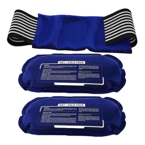 Bolsa de gelo de nylon em gel com alças Compressa quente e fria para fisioterapia Bolsa de gelo reutilizável