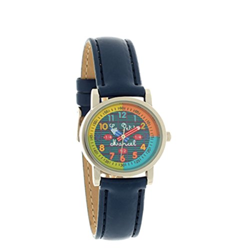Montre Little Marcel enfant en cuir bleu LMP08NVC pour garçon et fille