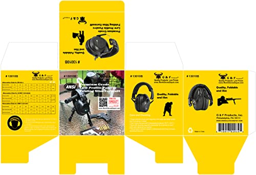 Earmuff Hearing Protection With Low Profile Passive Folding Design 26Db Nrr And Reduces Up To 125Db , Army Green #TOP4