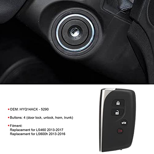Porte-clés de télécommande ABS avec puce intégrée pour LS460 et LS600h - 7