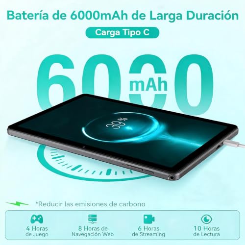 Miniatura 5 de Tablet 10 Pulgadas, Tableta Android 15, T30 0cta-Core, 18gb Ram 128gb Rom