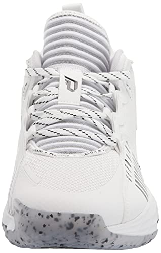 Adidas Unisex Dame 7 Extply Basketball Shoe, White/Black/White, 9 Us Men #TOP1
