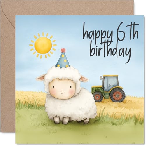 Stuff4 ���킢��6�΂̒a�����J�[�h - �����ƏΊ� - �g���N�^�[�ɏ�����r�̃p�[�e�B�[�V�[�v ���ꂽ�_��̔w�i - �������D�Ƃ̂��߂̗z�C�ȃs�b�N - 5.7�C���`�l�� �����t��