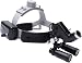 Black Binocular Loupes Helmet Magnifier with 5W LED Headband Lamp Adjustable Spot Size with 5X Loupes