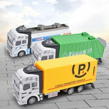 CLUBX Kids City Sprinkle Water Truck Toy Push and Go Toy for Kids | Friction Powered Water Tanker Truck for Kid (Pack of 3) (B0CRYXXDW8) Amazon Price History, Amazon Price Tracker