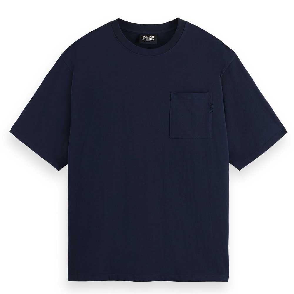 Scotch & Soda Herren 3 Crosses Pocket Loose-fit T-Shirt T-Shirt (1er Pack)