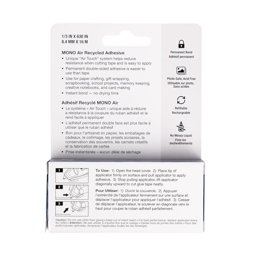 Tombow Mono Air Adhesive Applicator, Clear - Image 2