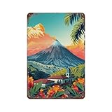 【Matériau : Fer de haute qualité, image haute définition, robuste et durable, résistant à la décoloration, style rétro et élégant.