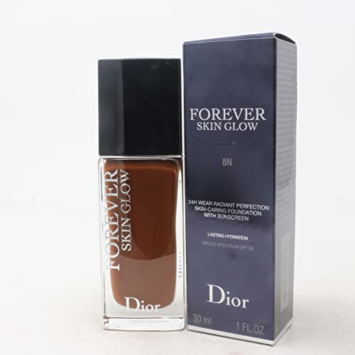 Christian Dior Dior Forever Skin Glow Hydrating Foundation SPF 15 30ml (8N Neutral) 1 Fl Oz (Pack of 1)