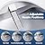 Bidet Toilet Seat, Electric Smart Heated Toilet Seat with Instant Warm Water & Dryer, Multiple Spraying Modes, Self-Clean Nozzle,Remote Control, Night Light, Soft Closed Toilet Lid