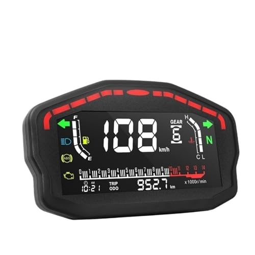 Compteur universel de moto numérique pour tableau de bord Ducati 1 2 4 cylindres
