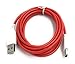 Xcivi USB Charger Cable Cord for Fuhu Tablets Nabi DreamTab, nabi 2S, nabi Jr, Jr. S, XD, Elev-8, 6 FT/2m (Red)