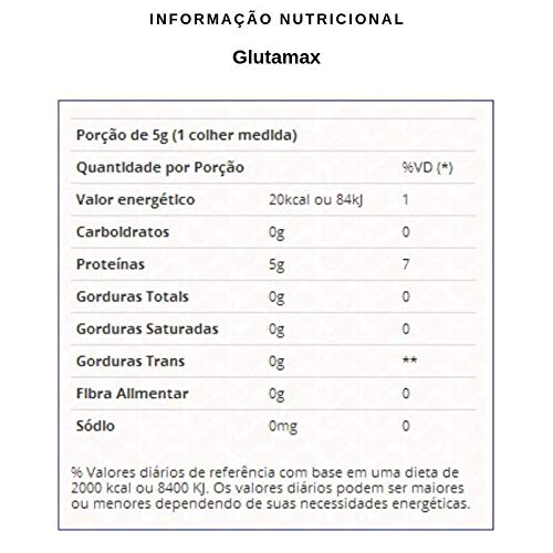 Kit 3 Glutamina Glutamax em pó Vitafor 400g