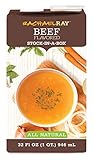 Rachael Ray All Natural Beef Stock, 32 Ounce (Pack of 6) | Healthy Natural Alternative to Broth