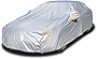 Kayme 6 Layers Car Cover Waterproof All Weather for Automobiles, Outdoor Full Cover Rain Sun UV Protection with Zipper Cotton, Universal Fit for Sedan (186-193 inch)