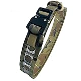 MILQUEST タクティカルベルト 『軽量 ロープロファイル』 メタル製 コブラバックル 2重構造 FERROタイプ BISONベルト モールベルト サバゲー (迷彩)