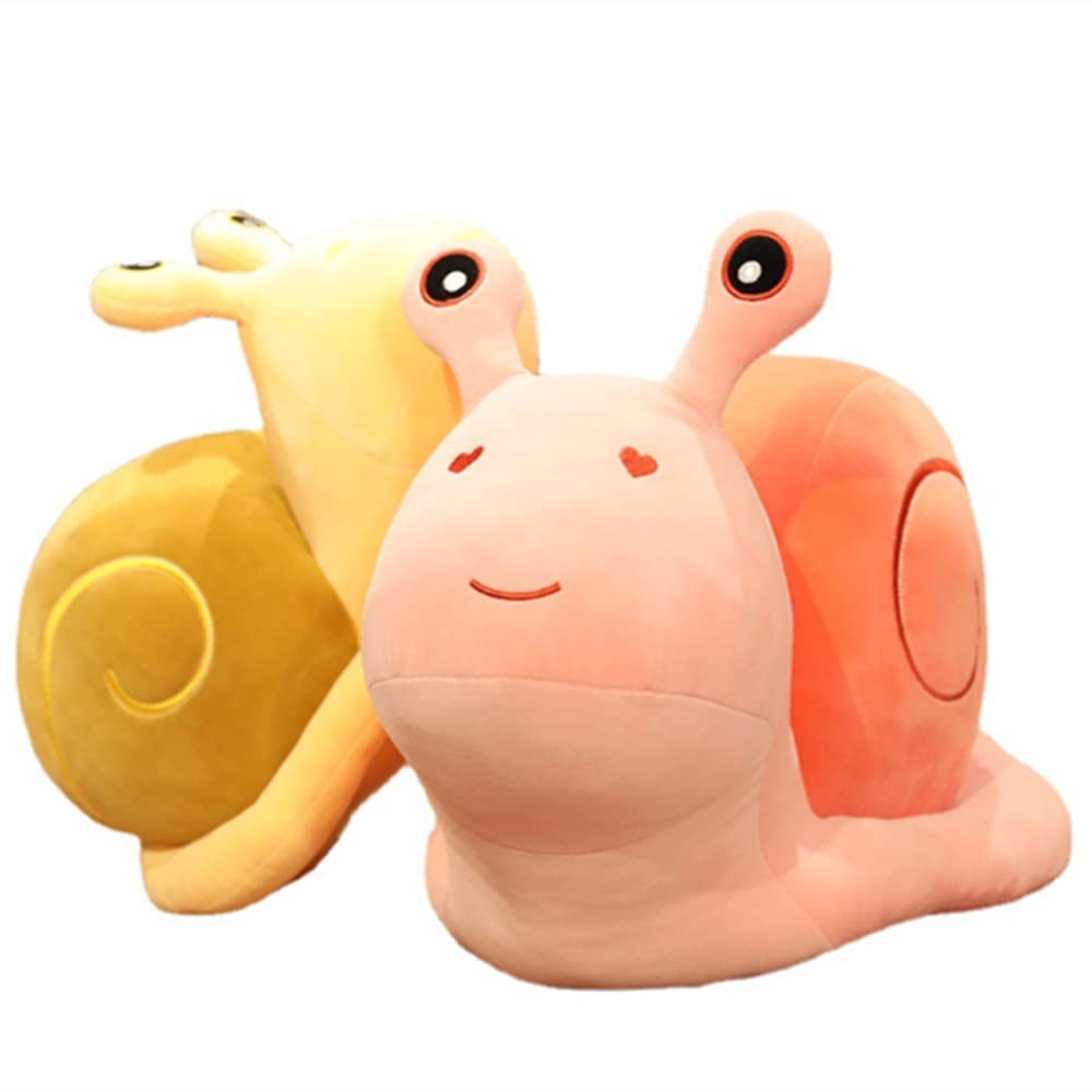 Peluche Caracol Kawaii De 25 Cm – Almohada Suave De Felpa Amarilla, Decoración Y Regalo Para Niños Y Niñas