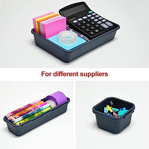 Eodvics 10 Pack Interlocking Desk Drawer Organizer, Tool Box Organizer For Office Supplies And Tools, Tool Drawer Organizer For Bathroom And Kitchen. #TOP5