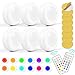 6er Set LED Nachtlicht mit Fernbedienung Schrankbeleuchtung RGBW Lampe Push Light Batteriebetrieben Touchfunktion und Dimmbar,Schrank Lichter für Kleiderschränke Schlafzimmer Küche Kabinett