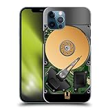 Head Case Designs Green Hard Disk Drives Hard Back Case Compatible with Apple iPhone 12 / iPhone 12 Pro