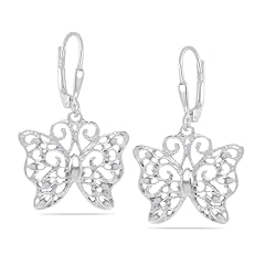 Butterfly Filigree Drop