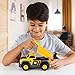 CAT Construction Toys, Truck Constructors Toy Dump Truck - Realistic Lights & Sounds + Easy Transforming + Movable Parts + Sturdy Plastic Construction + Batteries Included
