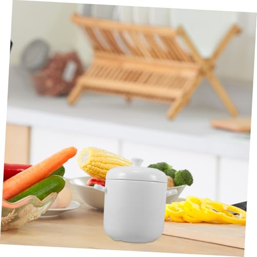 Cuisson lente vapeur en pot à ragoût céramique avec couvercle hermétique