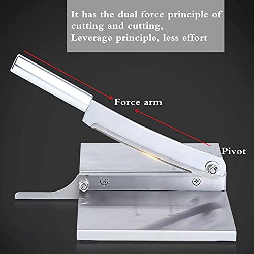Coupe-viande professionnel acier inoxydable guillotine poulet canard poisson agneau équipement boucher