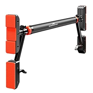 RHINOSPORT Door Pull Up Bar Doorway Chin Up Bar from 78-98 cm (30.7in-38.5in) Super load-bearing 500kg/ 1100lb Workout Equipment No Screws