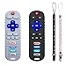2-Pack Baby Remote Control Teether Toy for Babies 6-36 Months, Silicone Baby Teething Toys, Boys Girls Baby Teething Toys (Black + Gray)