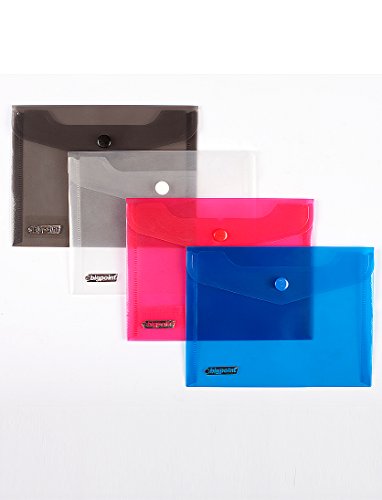 Çıtçıtlı Dosya A5 Şeffaf 12'li Poşet