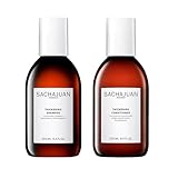 SACHAJUAN Thickening Shampoo and Conditioner Set | Ocean Silk & Thickening Technology to Add Volume and Nourish Hair | Heat & UV Protection | Vegan & Paraben-Free | Set of 2 (8.4 oz)