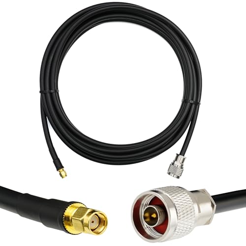 Rallonge antenne WiFi RP-SMA mâle N mâle câble 10m faible perte 5D-FB routeur PCIE