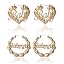 A1:2pairs bamboo earrings