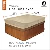 Classic Accessories Veranda Water-Resistant 82 Inch Rectangular Hot Tub Cover, Patio Furniture Covers - Image 3
