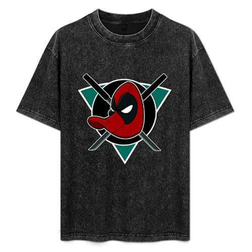 Mighty Dead Ducks Unisex T-Shirt Top Black Mens tee M