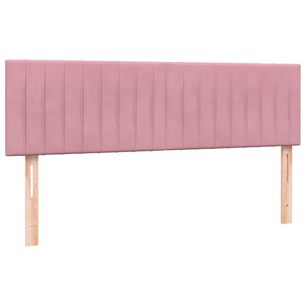 Fotelik sprężynowy z materacem w kolorze różowym 160 x 210 cm z