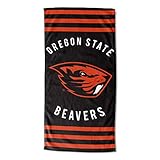 Northwest NCAA Oregon State Beavers Beach Towel, 30" x 60", Stripes