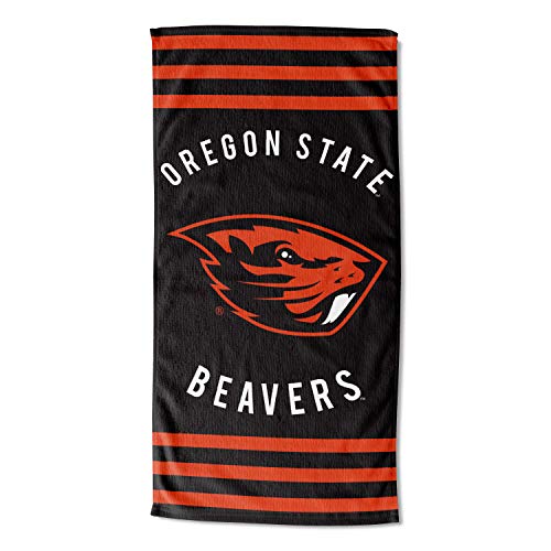 Northwest NCAA Oregon State Beavers Beach Towel, 30" x 60", Stripes