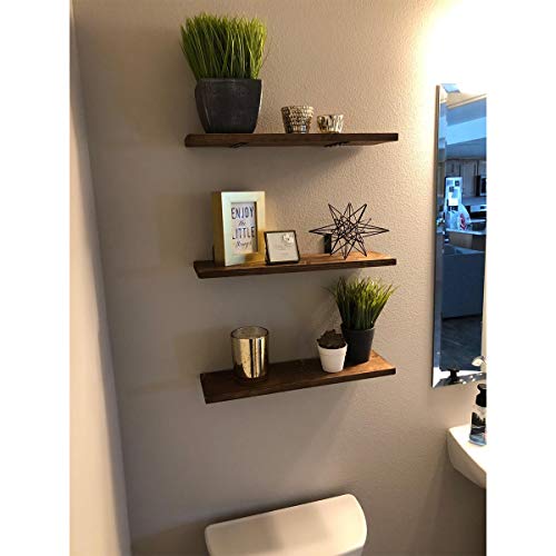 Shelf Brackets Corner Brace Black Steel L Brackets For Shelves Decorative Wall Mount Joint Angle Brackets For Shelf With Screws 16 Pack (3 X 3 Inch-16 Pack) #TOP6