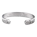 Freundschaftsarmband Compatible with Machen Gummi An Meine Enkelin, ich werde Immer bei dir Sein und Dich für Immer lieben (Silver, One Size)