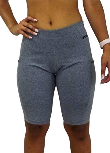 Bermuda Feminina Ciclista Com Bolso Preta