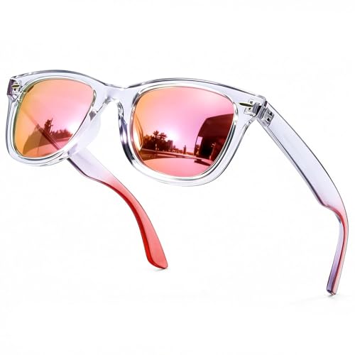 Image of SIPHEW Polarized Sunglasses for Women & Men - UV400 Mirrored Eyewear | Designer Unisex Fashion Sun Glasses w /Medium Fit,Suitable for Any Face Shape,Beach,Everyday Wear