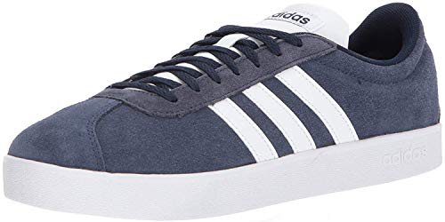 adidas Performance Men's VL Court 2.0 Sneaker, Collegiate Navy/White/White, 8.5 M US