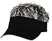 Flair Hair Mens Visor with Gray Wig One Size Fits Most Black, Gray