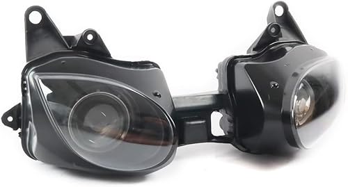 Miniatura 3 de Conjunto de faros delanteros de motocicleta para Kawasaki ZX6R 2007 2008 zx6r 07 08 montaje de faros delanteros negro