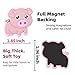 SUPINEEDO Refrigerator Magnets for Kids, Cute Farm Animals Fridge Magnet for Toddlers 1-3 Kids Magnets for Fridge Baby Educational Gift, Full Back Magnetic Toddler Magnets